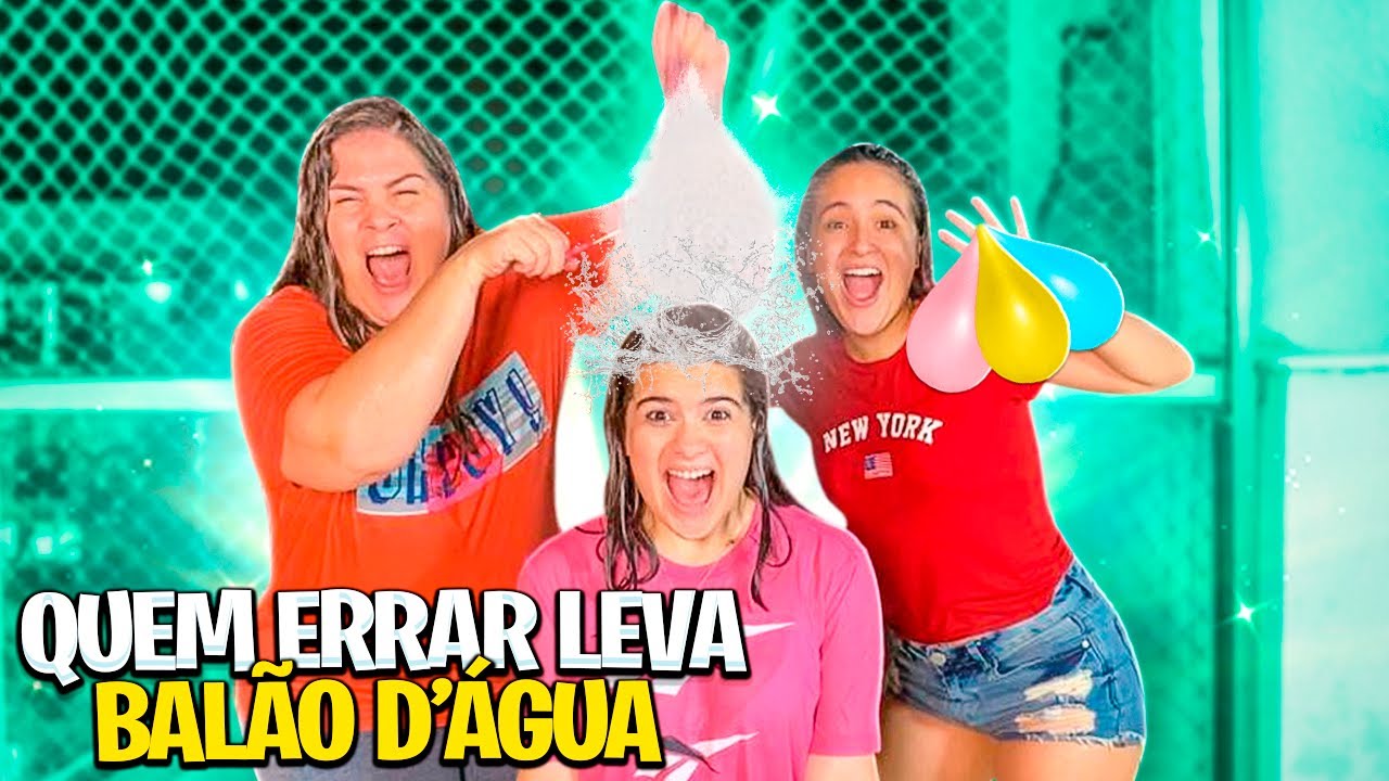 QUEM ERRAR LEVA BALÃO D’ÁGUA! Só pergunta difícil 😰