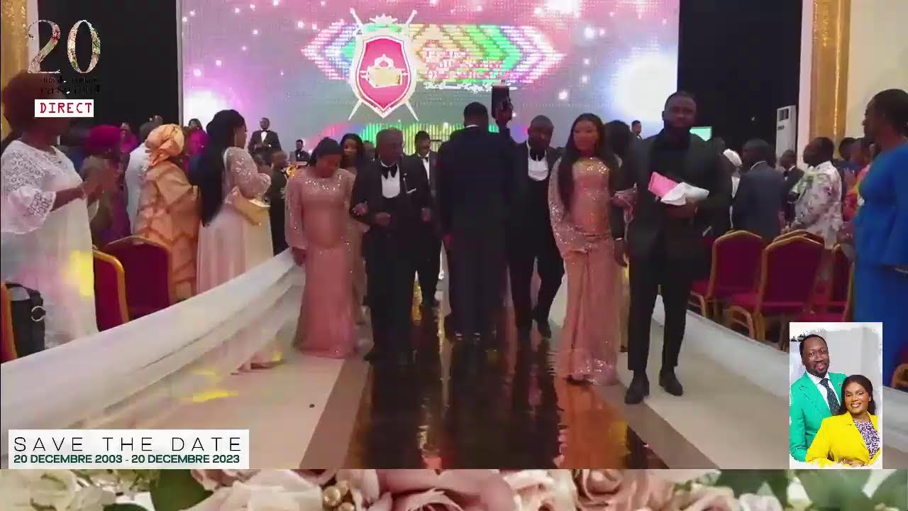 Célébration des 20ans de Mariage du couple Bishop Ouattara Mohamed Idriss et Maman Tania