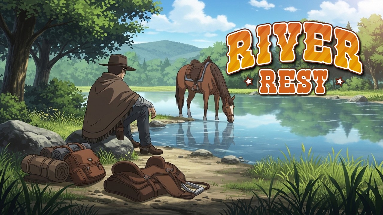 Quiet River Trails – Cowboy LoFi for Calm Afternoons