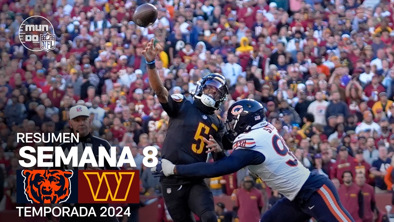 Chicago Bears vs. Washington Commanders | Resumen NFL en español - Semana 8 | NFL Highlights 2024