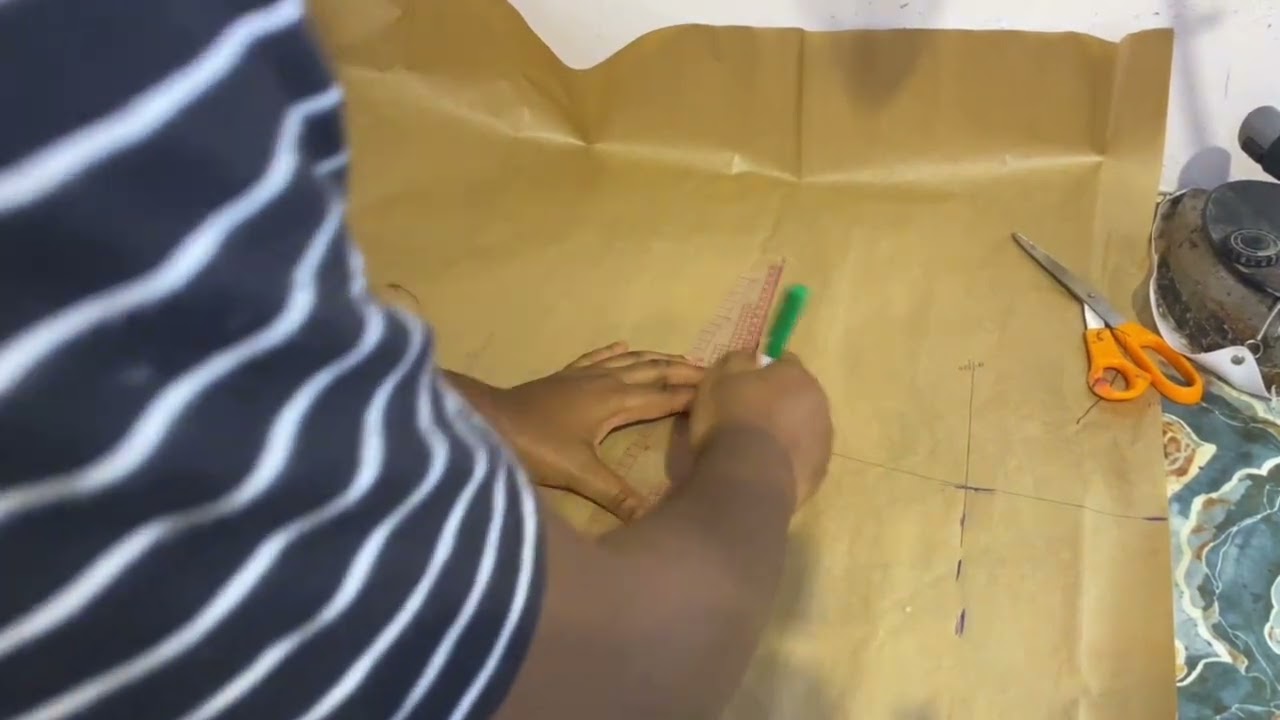 Beginner friendly pattern making guide. Making a halter neck dress with breast cut.