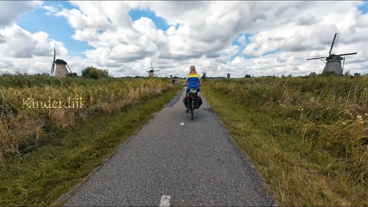 400 km langs de Nederlandse rivieren fietsen Hyperlapse
