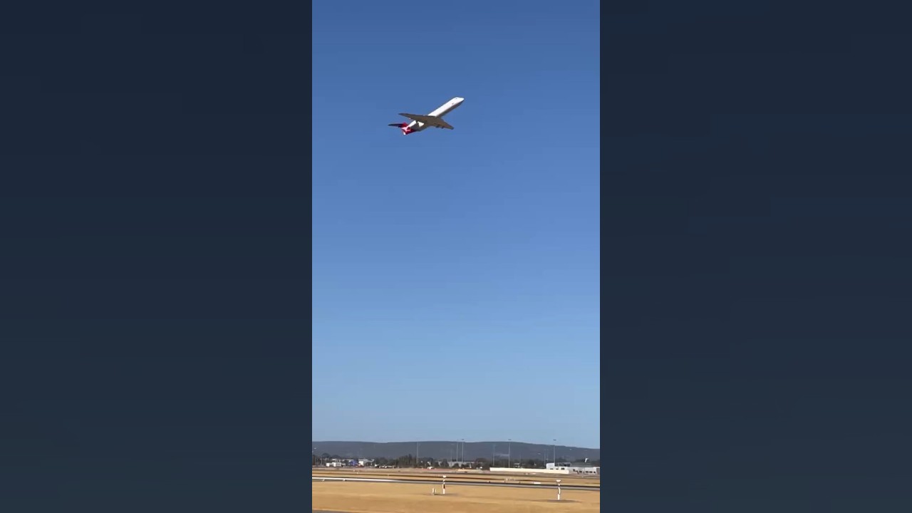 QantasLink F100 at Perth airport! #aviation #perthairport #ypph #perth #qantaslink #f100 #perth