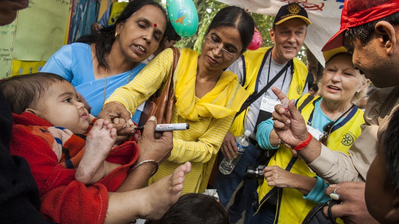 Rotary on the brink of polio history