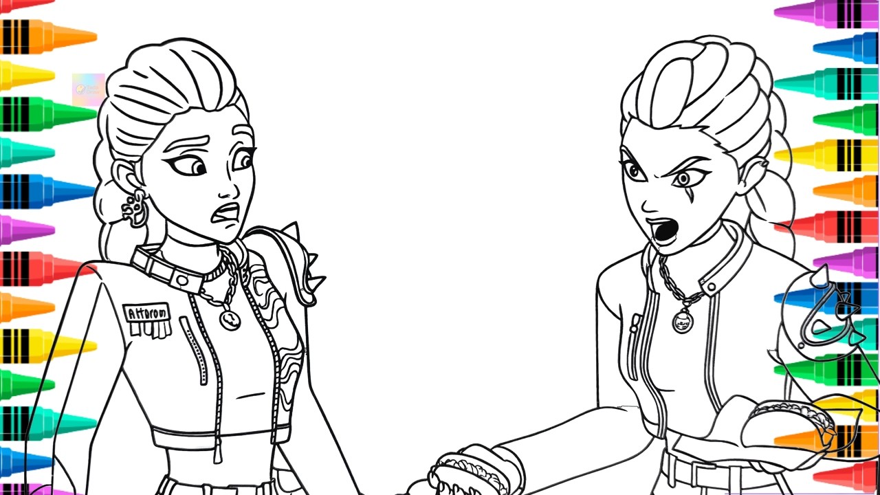 RUMI Twin Sister Reveal?! | KPop Demon Hunters FanArt Coloring Pages