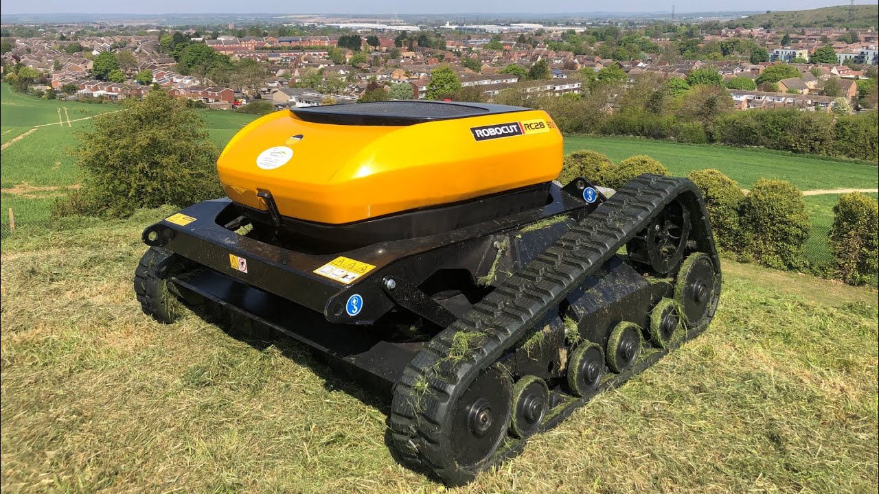Slope Mowing with McConnell RC28 Remote Controlled Mower