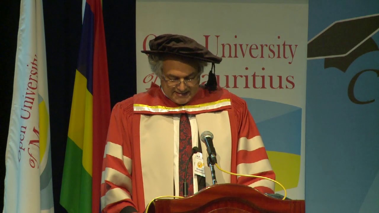 10th Convocation Ceremony, 28 Oct 2020 - Speech by Prof Vêlayoudom Marimoutou, Chief Guest