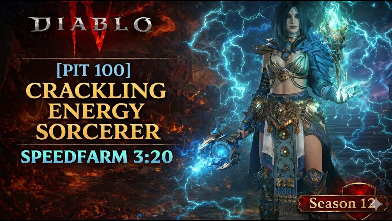 [PIT 100] Crackling Energy Sorcerer - Speedfarm 3:20 (Season 12)