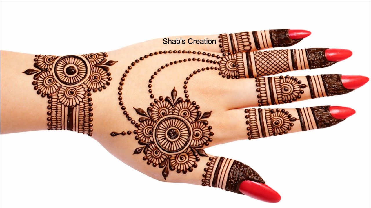 Simple Beautiful Backhand Mehandi design | Easy Mehndi design | Jewellery mehndi design |mehndi 2026