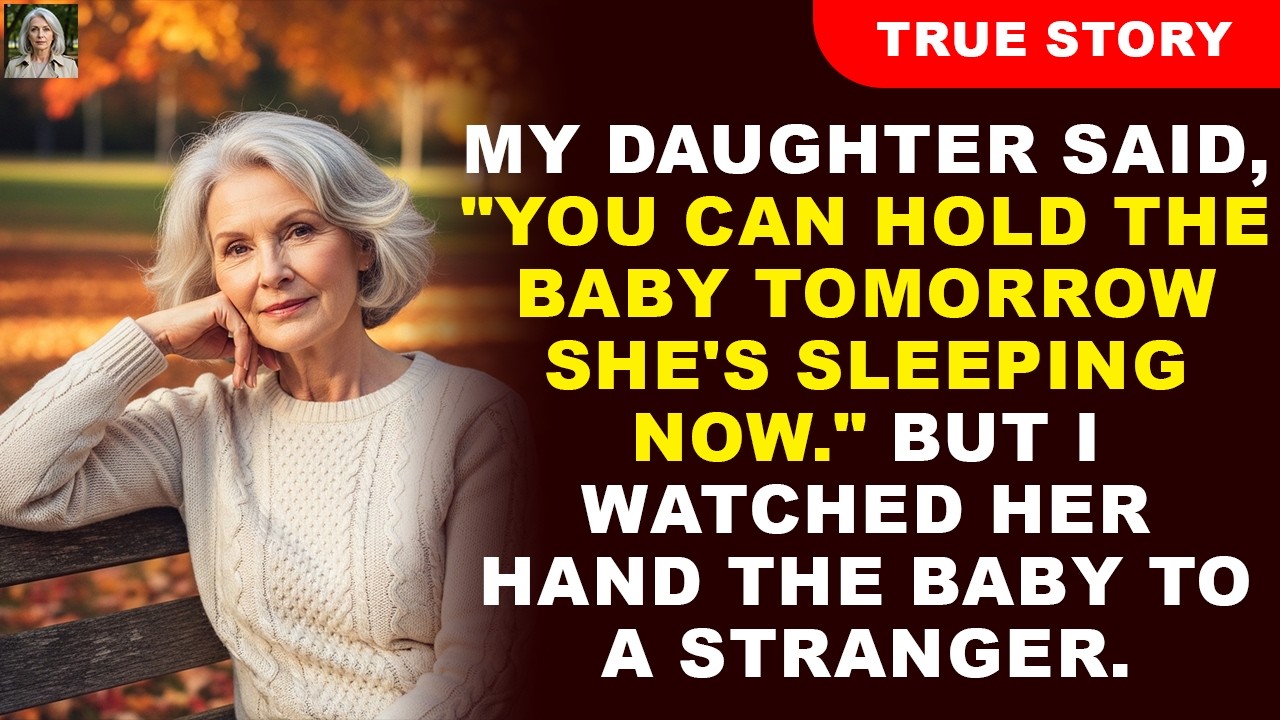 My Daughter Said, “You Can Hold The Baby Tomorrow — She's Sleeping Now.” But I Watched Her Hand The