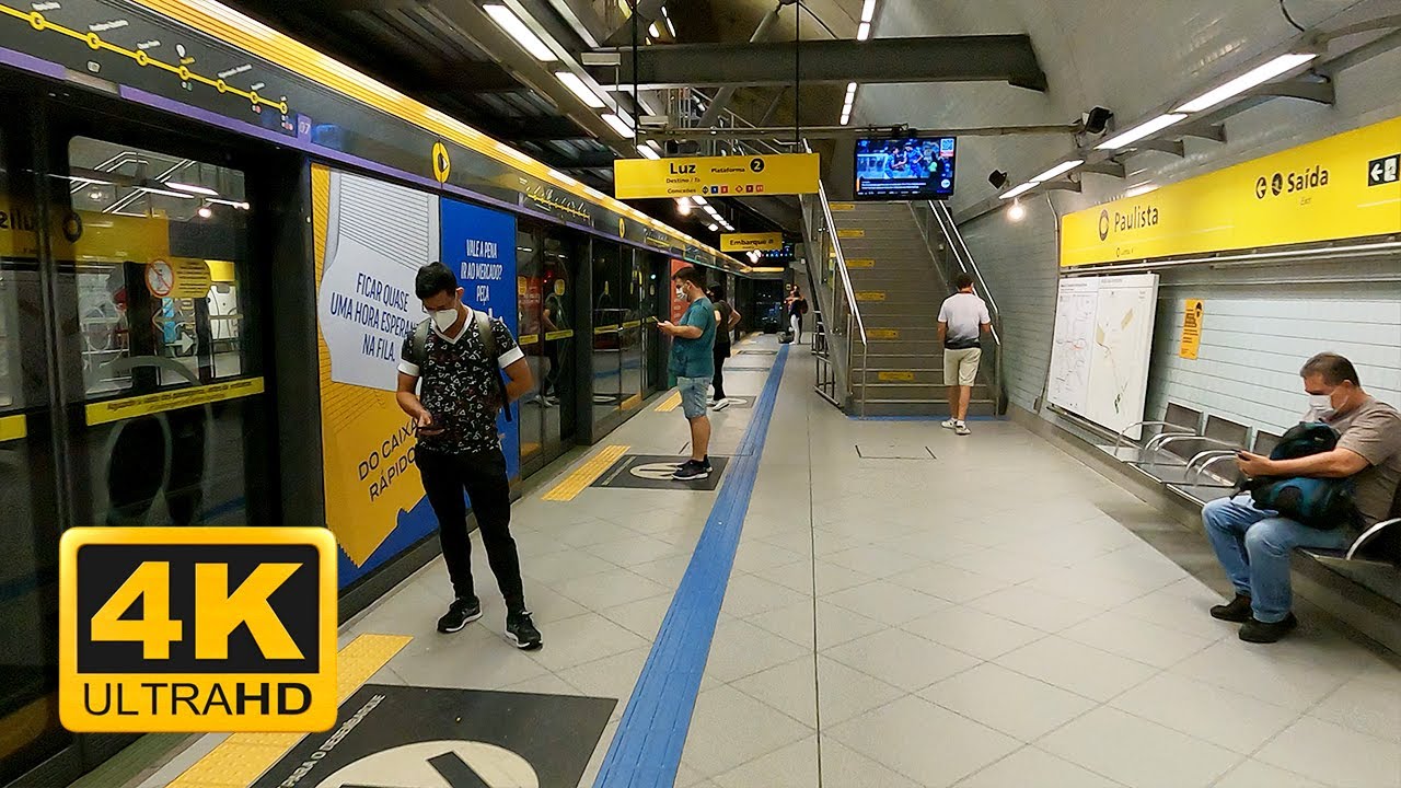 ANDANDO DE METRÔ EM SÃO PAULO!
