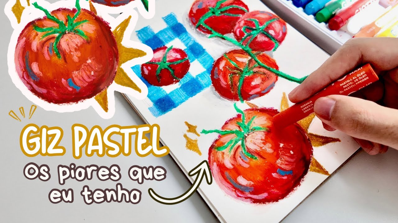 TESTEI os PIORES giz pastéis que eu tenho! 🖍️👀 ✸ Review de materiais