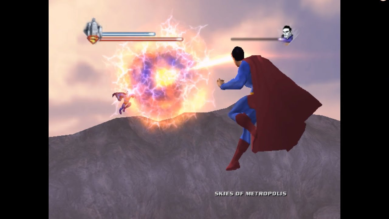 SUPERMAN VS. BIZZARO, FINAL BOSS BATTLE | Superman Returns The Video Game | PS2 Emulator, PC, Cheats