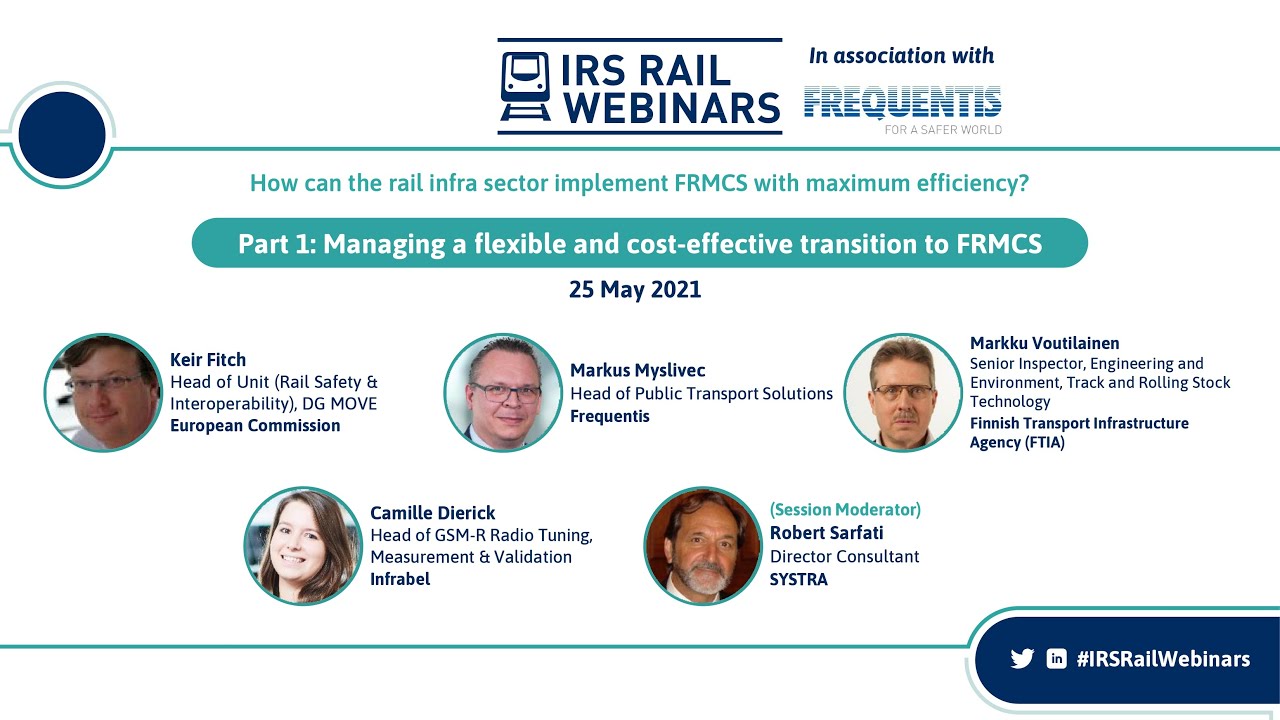 Part 1: Managing a flexible and cost-effective transition to FRMCS