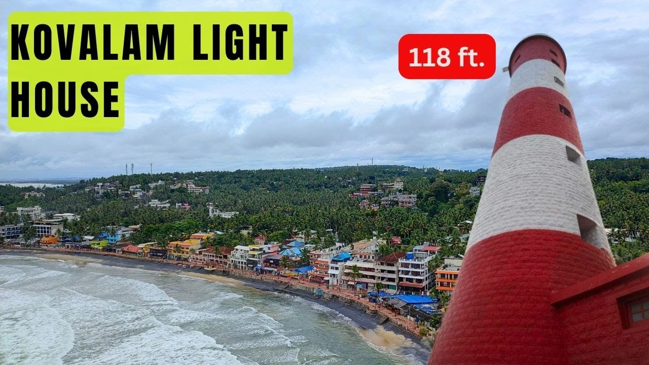 Kovalam Lighthouse Kerala | Vizhinjam Lighthouse #vlog #kerala
