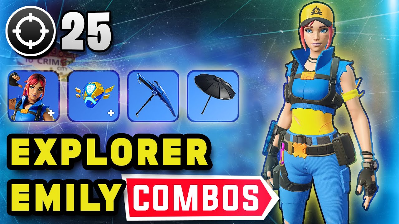 Best *EXPLORER EMILIE* Skin COMBOS with Gameplay