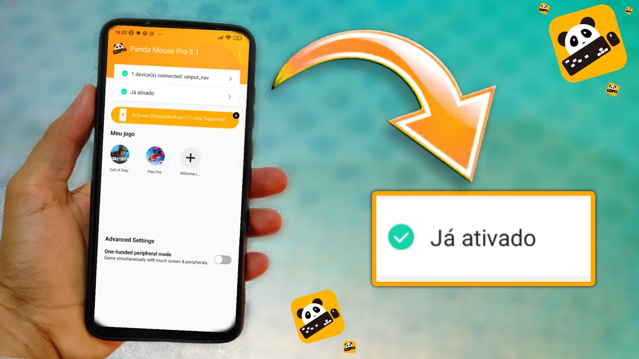 COMO ATIVAR O PANDA MOUSE PRO ATUALIZADO !!! Mapeador para Mobilador
