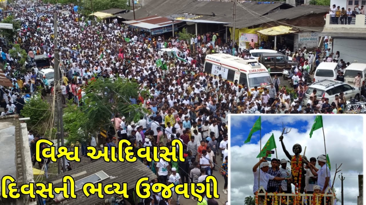 ધરમપુર ખાતે વિશ્વ આદિવાસી દિવસની ભવ્ય રેલી કાઢીને ઉજવણી કરવામાં આવી