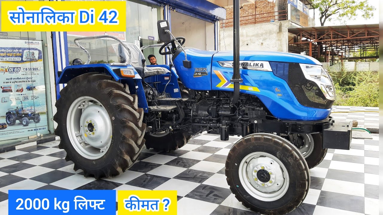 छोटा पैकेट बड़ा धमाका Sonalila Di 42 Tiger 45 hp  Full Review  2000 किलो लिफ्ट कैपेसिटी#sonalika