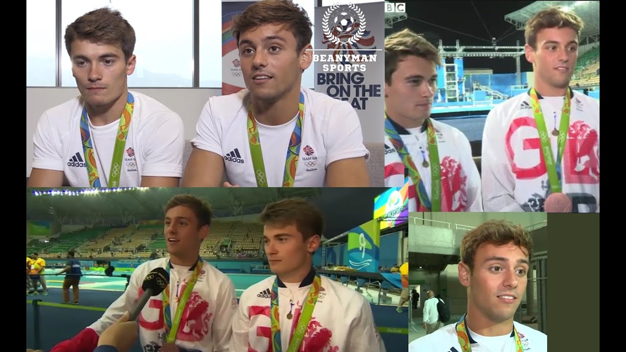 Tom Daley and Dan Goodfellow talk about their Bronze medal win.