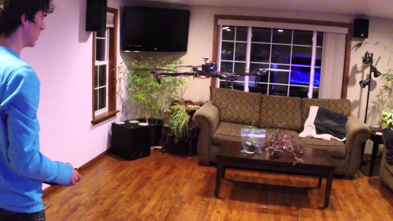 750 long duration Quadcopter  Maiden Flight with Naza V2 Rctimer 5010 360kv Afro Slim ESC Talon V2