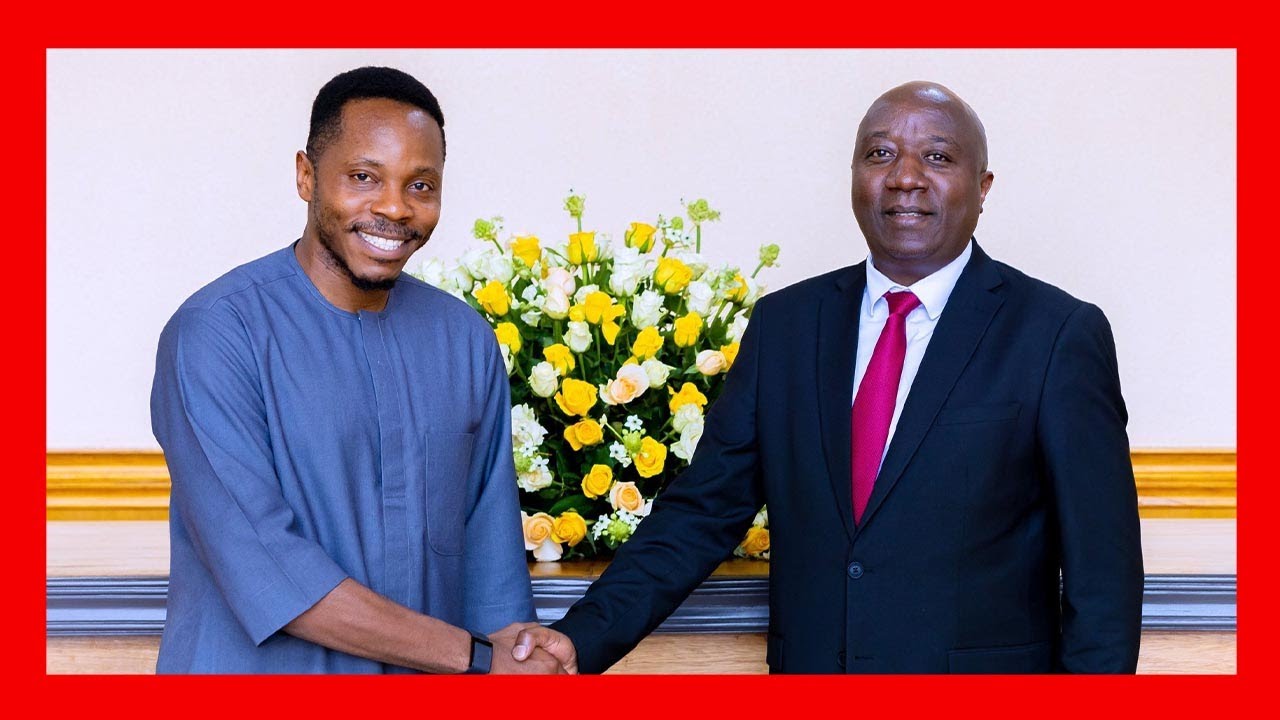 Prime Minister Dr. Ngirente met with Dr. David Moinina Sengeh, the Chief Minister of Sierra Leone