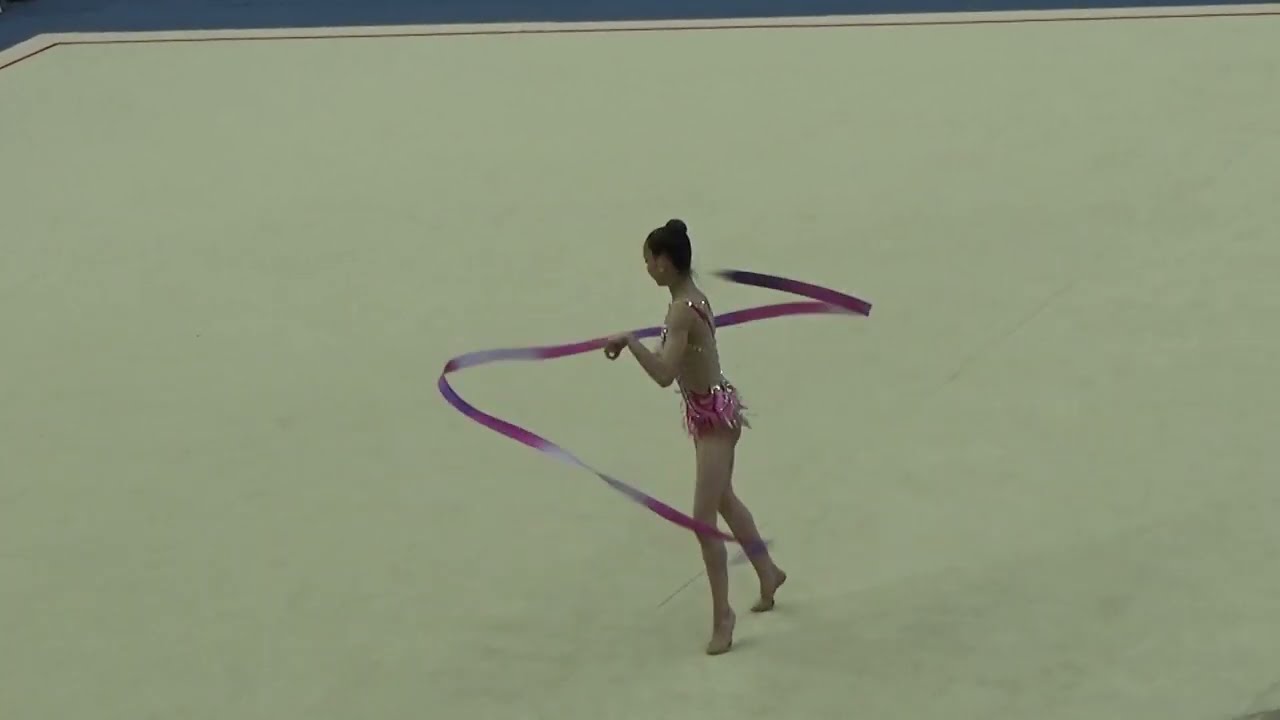 Lina DJEBAR ruban - 2025 Championnats de France Junior AA