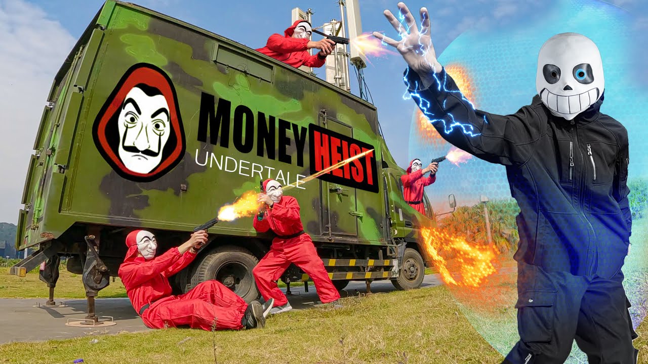 PARKOUR MONEY HEIST KOREA vs ERROR Sans 404 #part1 (EPIC PARKOUR POV LIVE ) Pháp Sư Gangster