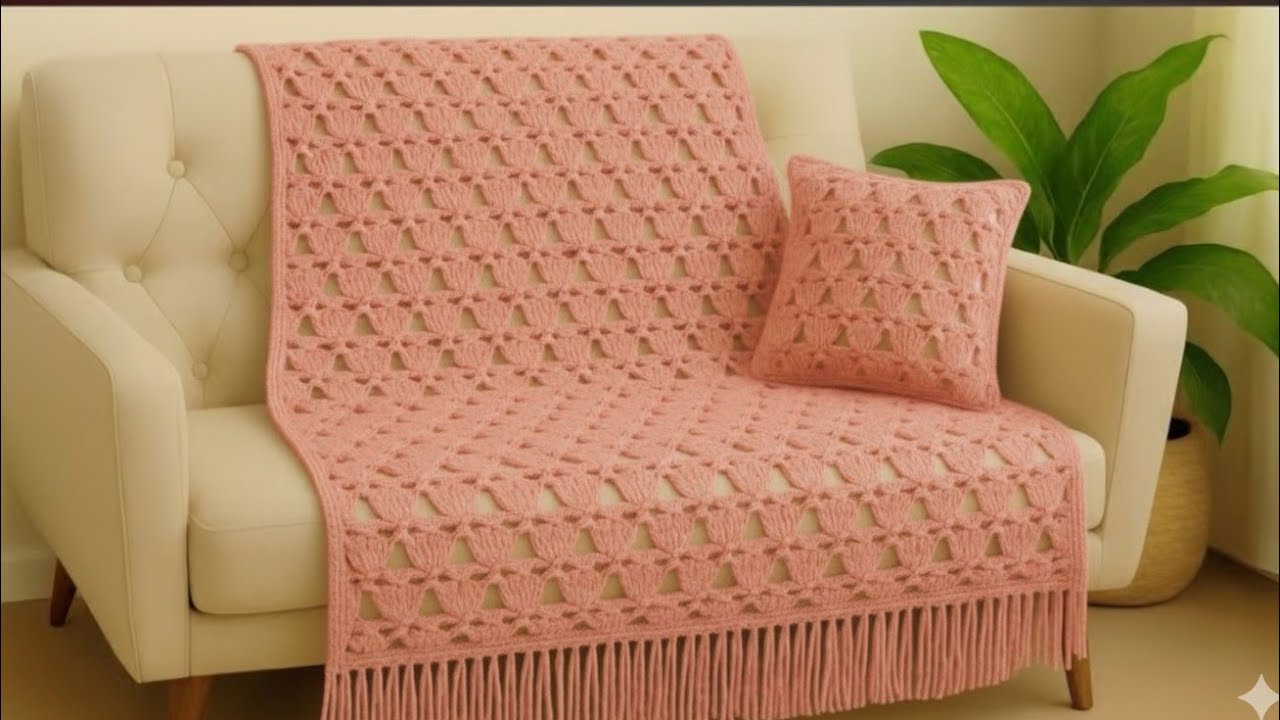 Super easy and quick crochet pattern for beginners Lovely crochet stitch for baby blanket
