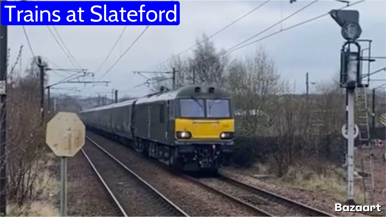 Trains at Slateford Station, Edinburgh &bull; CentralScotlandRail