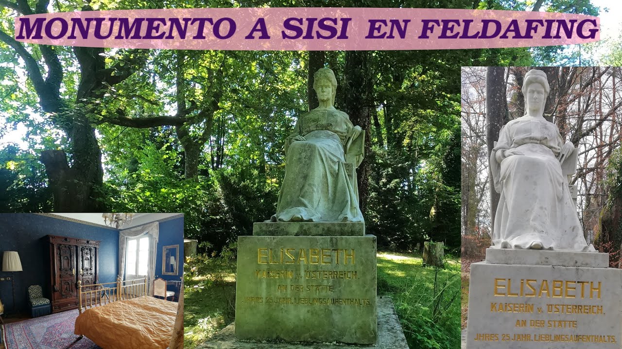 Monumento a SISI en FELDAFING, BAVIERA.