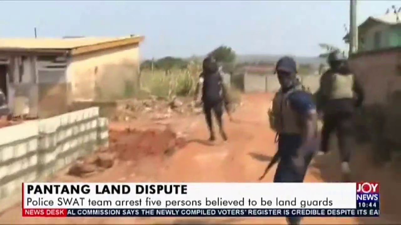 Police SWAT arrest five persons believed to be land guards - News Desk on Joy News (13-8-20)