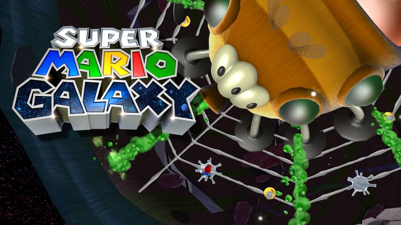 Super Mario Galaxy - Space Junk Galaxy - Tarantox's Tangled Web - 14/120 - (WII/WIIU/SWITCH)