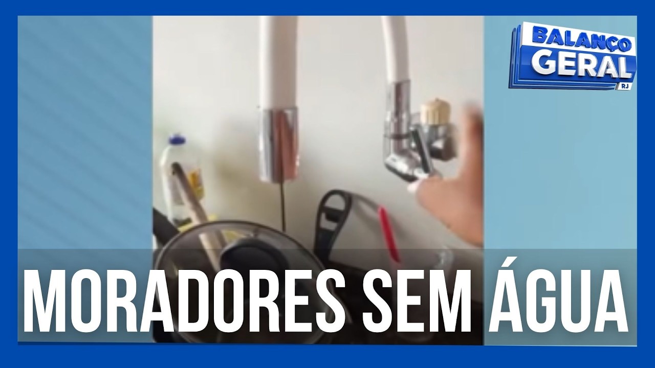 MORADORES DE NOVA IGUAÇU ESTÃO SEM ÁGUA HÁ QUATRO DIAS