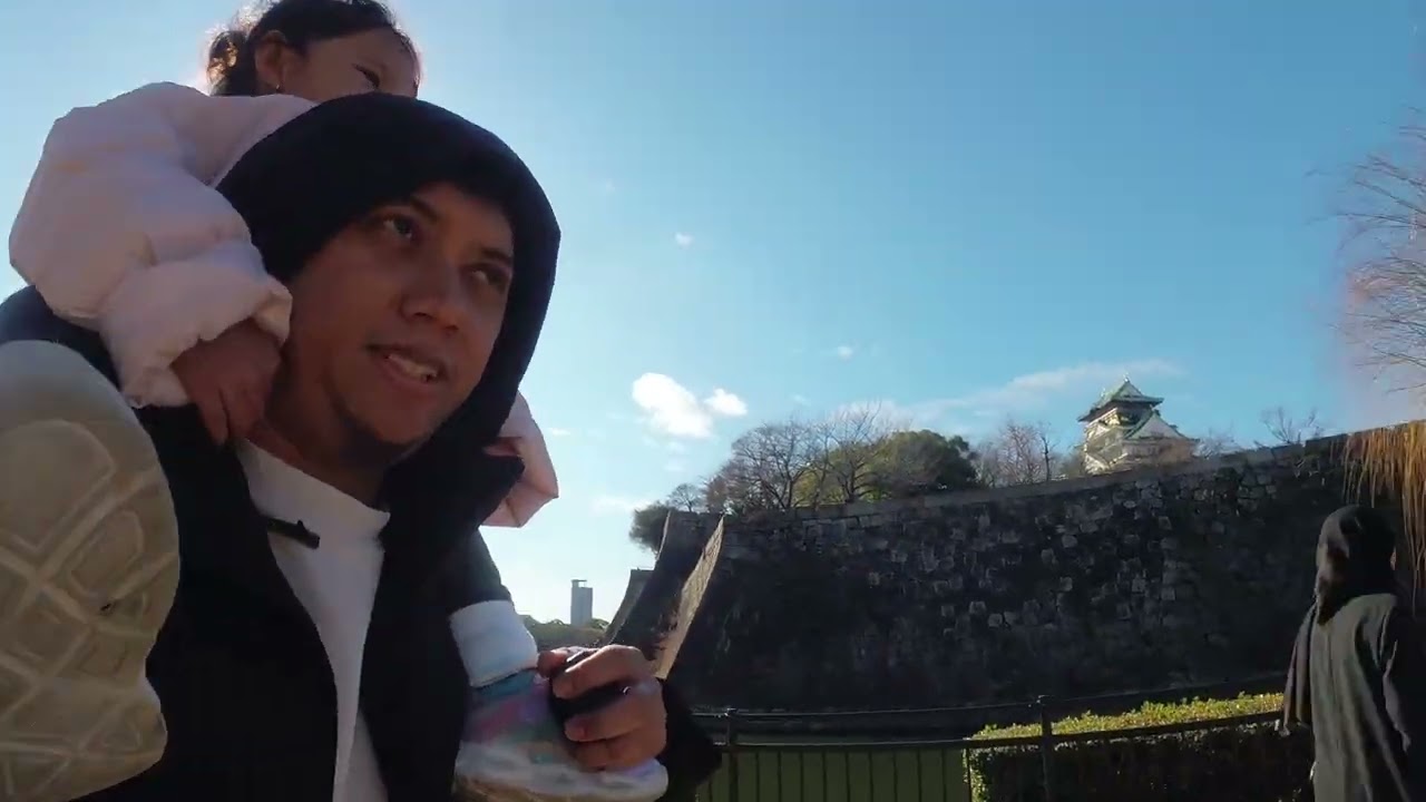 VLOG: Family Visit at Osaka Castle 🏯👨‍👩‍👧‍👦 #Family #Castle #Osaka #Travel #Vlog