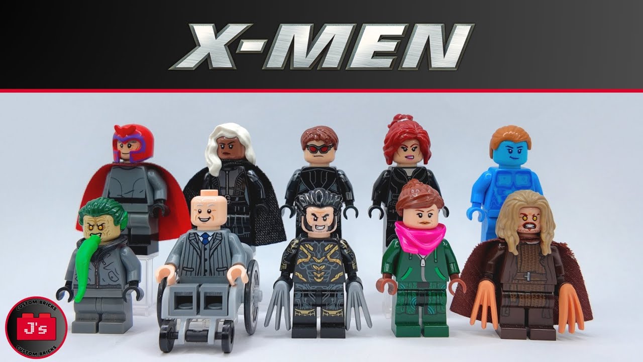LEGO X-Men (2000) Custom Minifigure Showcase | HOW TO BUILD