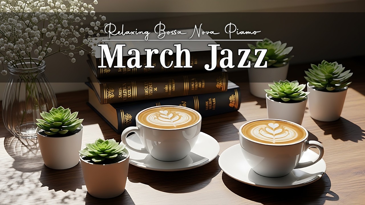 March Study Jazz ☕ Relaxing Bossa Nova & Smooth Jazz for Productive Days