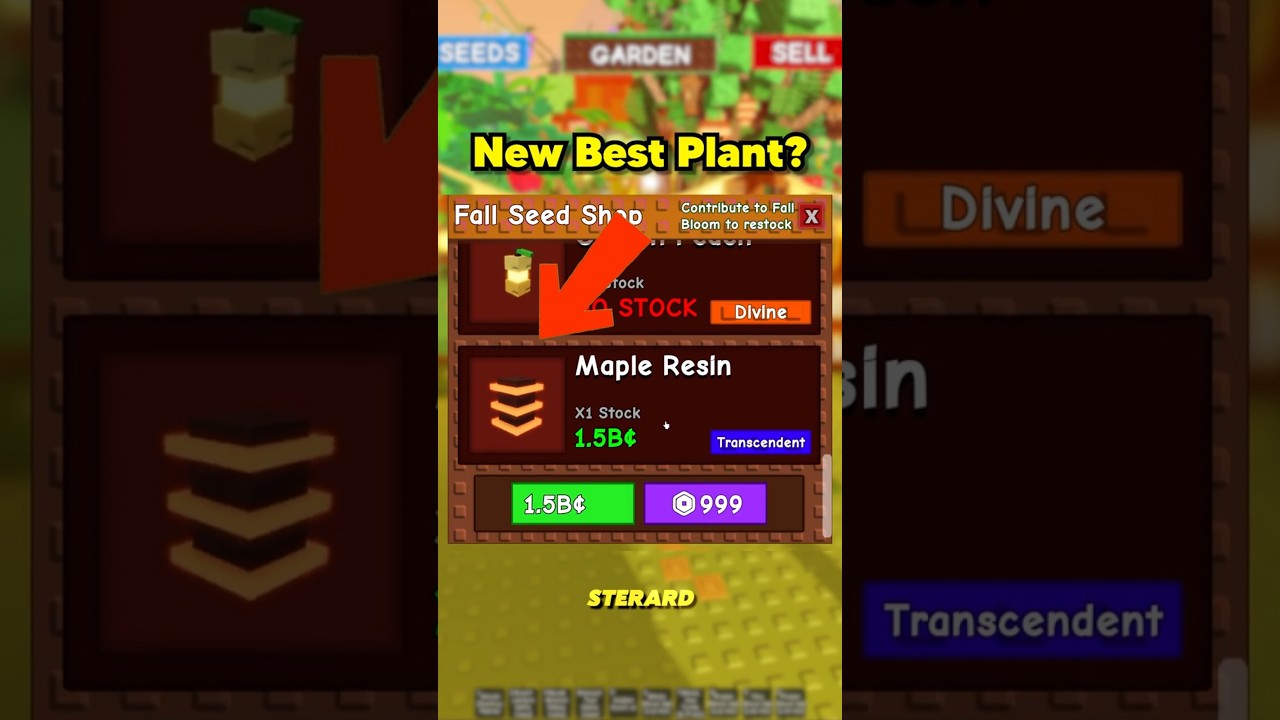 Maple Resin vs Bone Blossom #growagarden #roblox