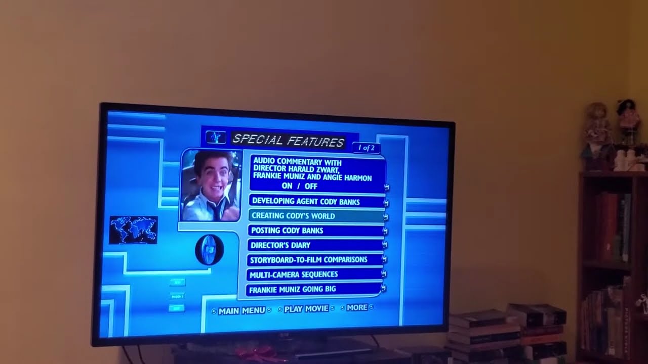 Agent Cody Banks DVD Menu Walkthrough Fullscreen
