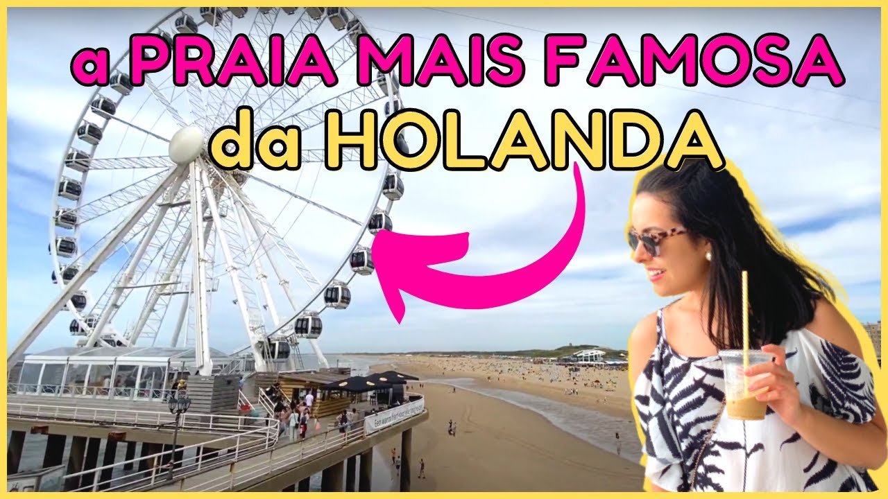 Tour pela PRAIA mais LINDA da HOLANDA em Haia - Scheveningen Beach 🌊| Talita Ramos