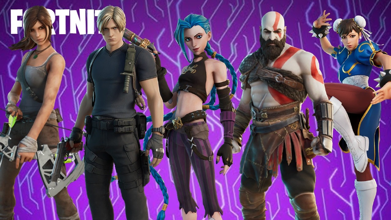 ALL Fortnite GAMING LEGENDS Skins SO FAR