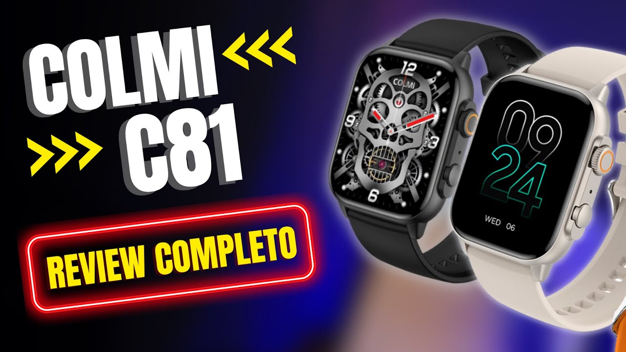 Colmi C81: Smartwatch LANÇAMENTO com IP68 e TELA AMOLED! (REVIEW COMPLETO)