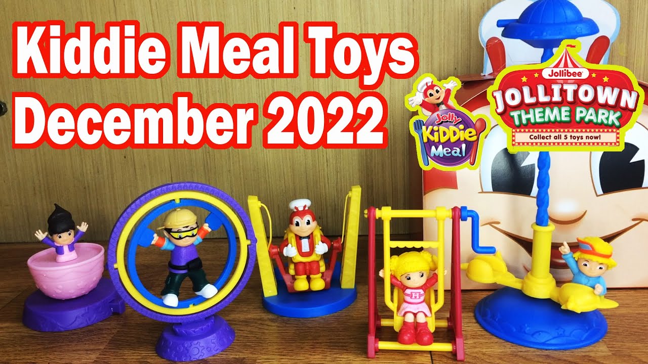 Jollibee December 2022 Kiddie Meal  Jollitown Theme Park Unboxing