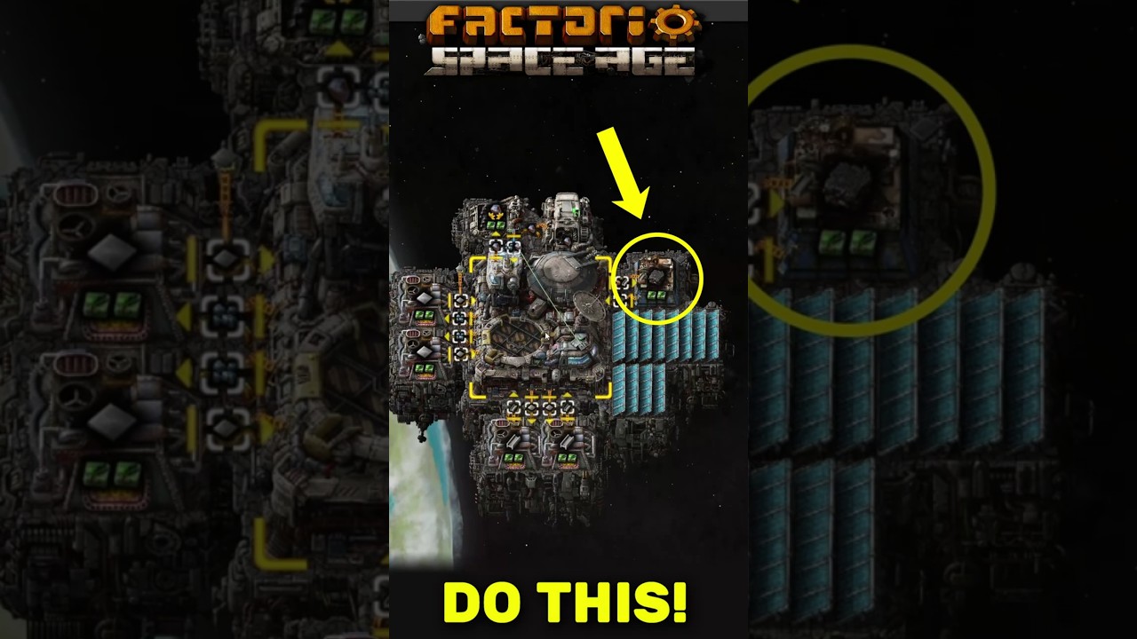 I wish I knew this earlier about making Space Platforms... #factorio