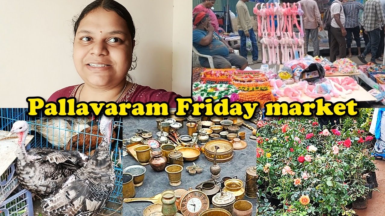 Pallavaram Friday market | shopping vlog | Tamil