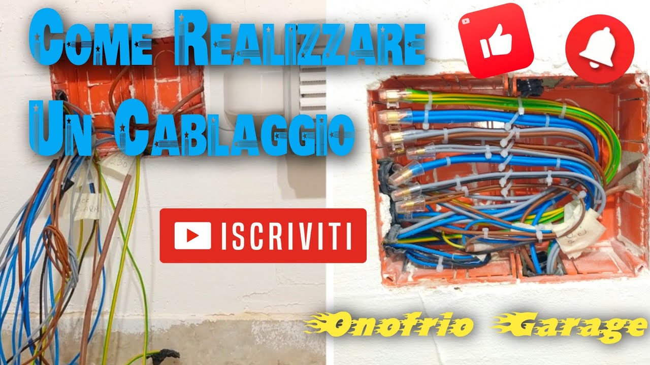 CABLAGGIO CASSETTE DI DERIVAZIONE IN MODO SEMPLICE, IMPIANTO ELETTRICO CAMERA DA LETTO