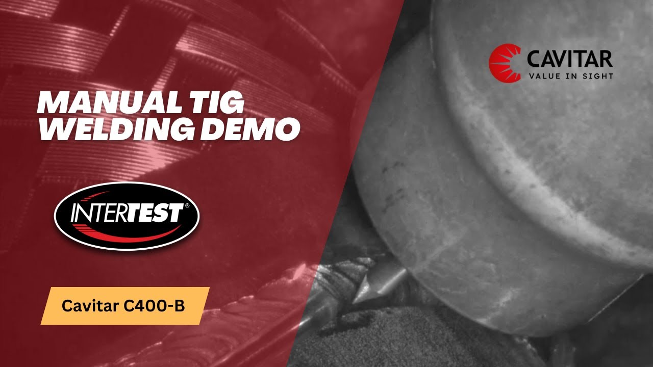 Manual Tig Welding Demo Footage Using the Cavitar C400-B | ArcLess Vision