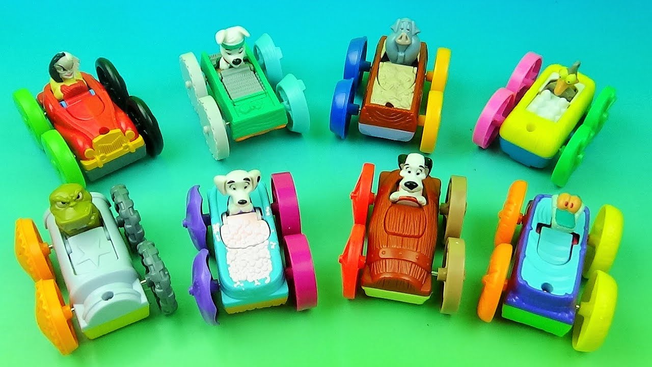 1997 101 далматинец. Набор из 8 коллекционных фигурок McDonald's Happy Meal. Видеообзор