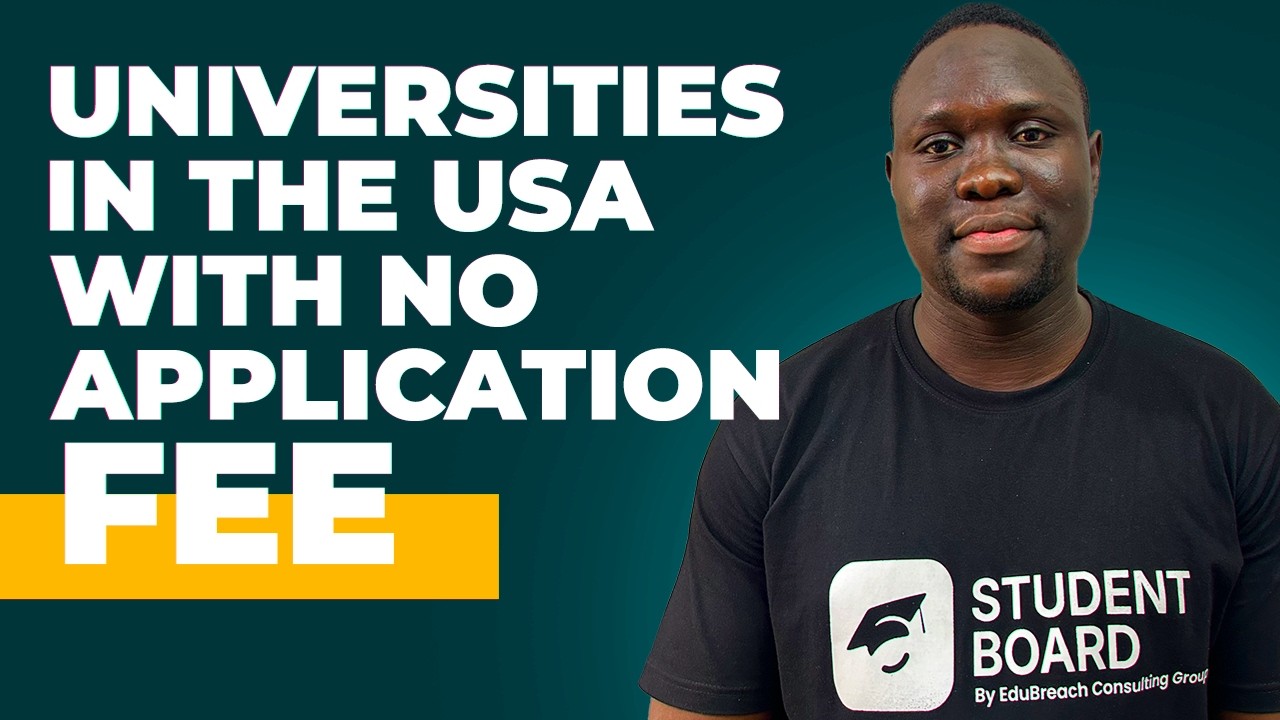 Universities in the USA with NO APPLICATION FEE