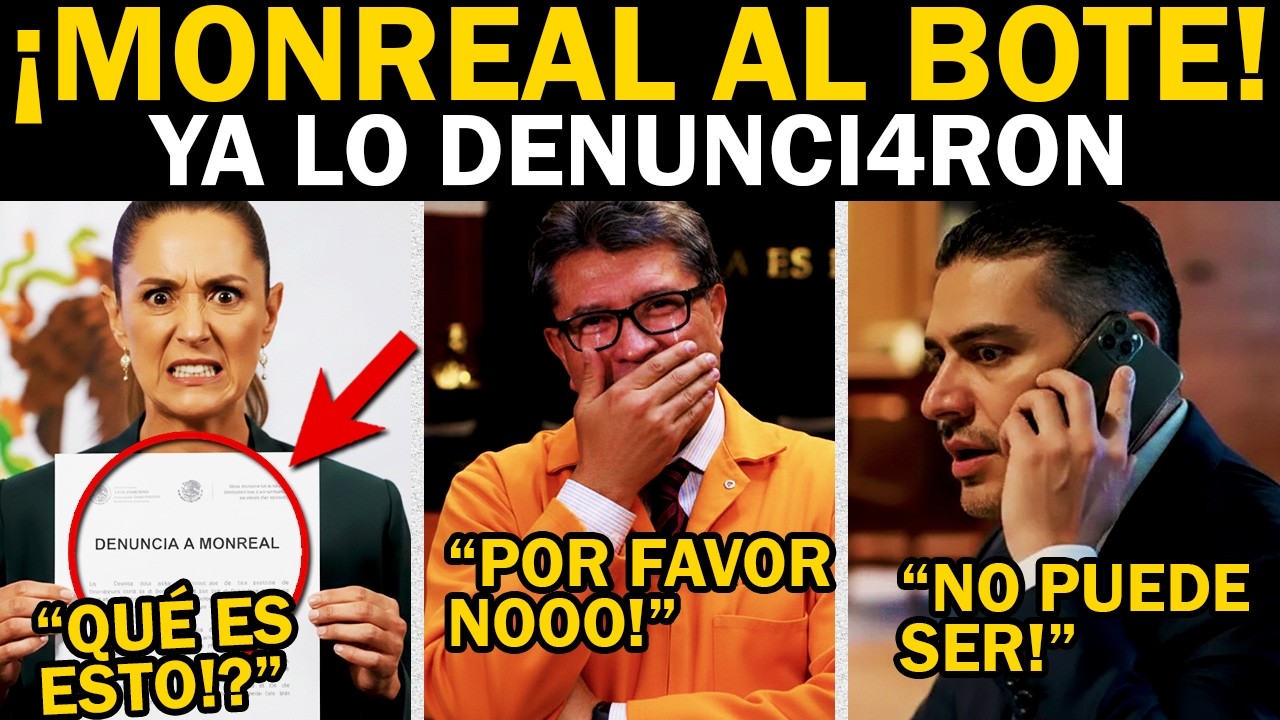 🚨 KARMA A MONREAL! SANDRA CUEVAS LO DENUNC14. LLAMADA A HARFUCH. PRESIDENTA BLINDADA